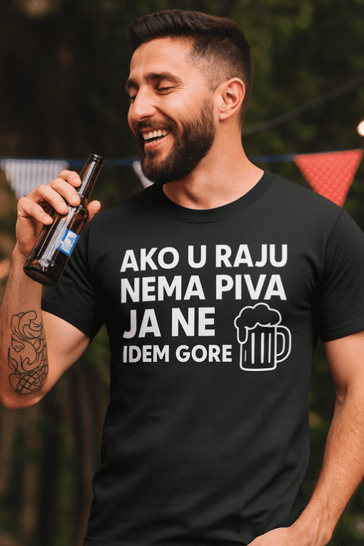 Pivomotivirana majica za ljubitelje piva, zabavne majice za pivopije, poklon za pivoprsku ekipu.