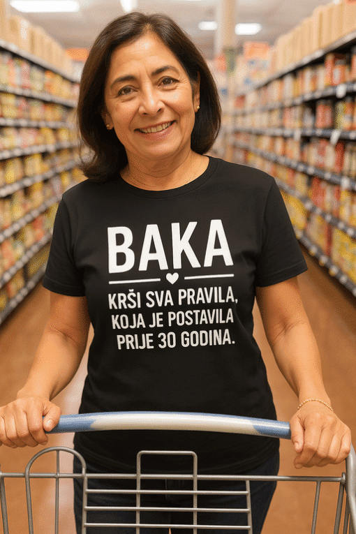 Uredsko majice s natpisom za optima, popularni odjevni komad za svakodnevnu uporabu.