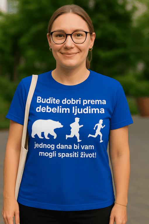 1. Tisak s porukom za podizanje svijesti o ljudskim pravima i raznolikosti.
