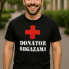 Donator krvi majica, optima logo, humanitarna pomoć, doniranje, Donator Orgazma majica, obiteljski događaj, top-majice.hr.