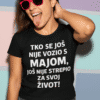 Plesene majice za žene, personalizirane majice s natpisima, modni statement top majice, dostupno online, Top-majice.hr.