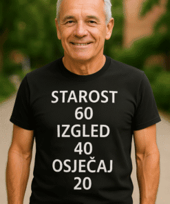 Optički majice za starije osobe, ugodna odjeća za starije, kvalitetne majice za svakodnevno nošenje.