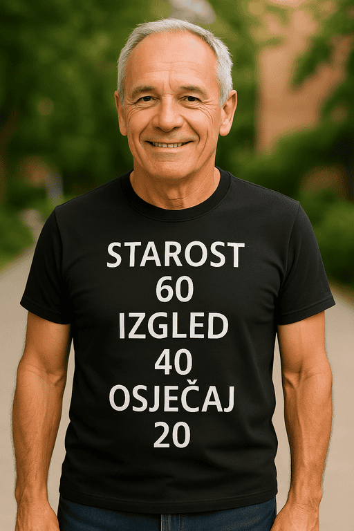Optički majice za starije osobe, ugodna odjeća za starije, kvalitetne majice za svakodnevno nošenje.