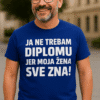 1. Prilagođeni majici s tekstom za optima ispis.