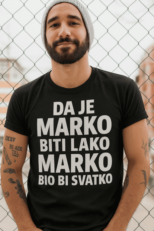 Vesela unisex majica s humorističnim natpisom za svakodnevnu uporabu.