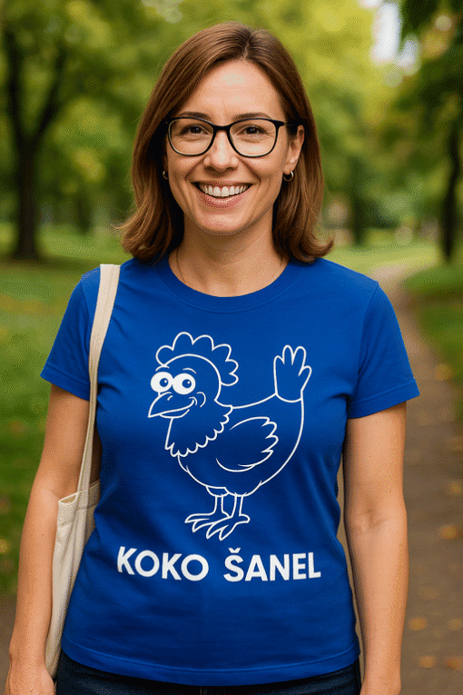 Majica s natpisom KOKO ŠANEL