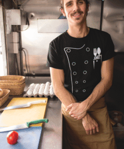 Izrada majica s printom za kulinarske teme, visok kvalitet, originalni dizajn.