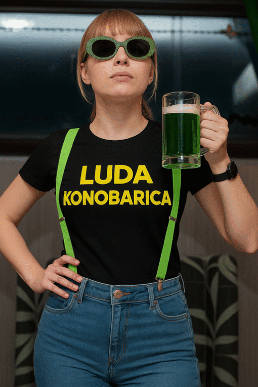 Zdrava zelena koncentracija s odjevnim predmetom Top-majice.hr.