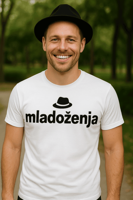 Mladoženja majica, personalizirani majice za mladoženju, unisex majice za vjenčanje.