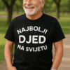 Najbolji djed na svijetu, originalna majica za obiteljske prilike i poklone.
