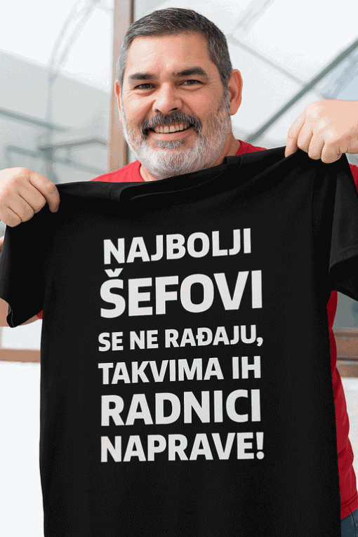 Majica s natpisom najbolji šefovi