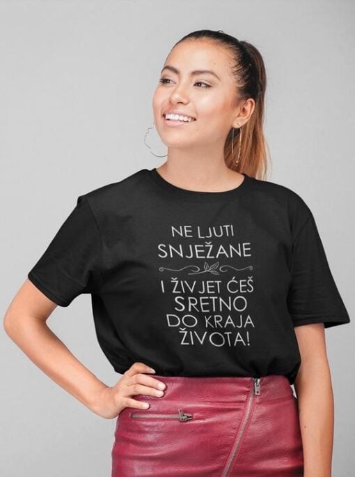 Osobna majica s motivacijskim tekstom za žene, od kvalitetnog materijala, idealna za svakodnevno nošenje.