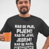 Majica s natpisom ne smetam za introverte i ljubitelje suhog humora