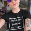 Majica s natpisom punjač za živce