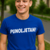 Neperspektivna sportska majica s printom PUNOLETAN! za aktivni odmor i sportske aktivnosti.