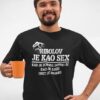 Majica s natpisom Ribolov je kao seks!