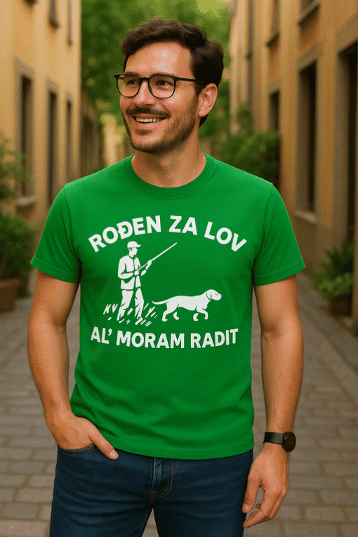 Kozmetičke majice s natpisom, idealne za ljubitelje ribolova i prirode, dostupne na Top-majice.hr.