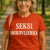 Majica s natpisom SEKSI UMIROVLJENICA