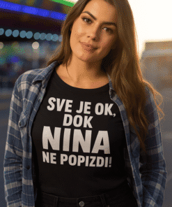 Smešna majica s natpisom za žene, humor, odjeća za žene, Top-majice.hr.