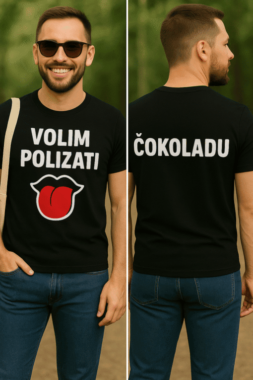 Vlastiti T-shirt s porukom za muškarce, modni i humoristički dizajn za svakodnevno nošenje.