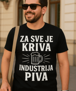 Prilagođeni majice s natpisima za optima i tržište Hrvatske.