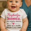 Najbolji dječji majice za majke, kreativni dizajn ili tiskano s tekstom tekstil za djecu.
