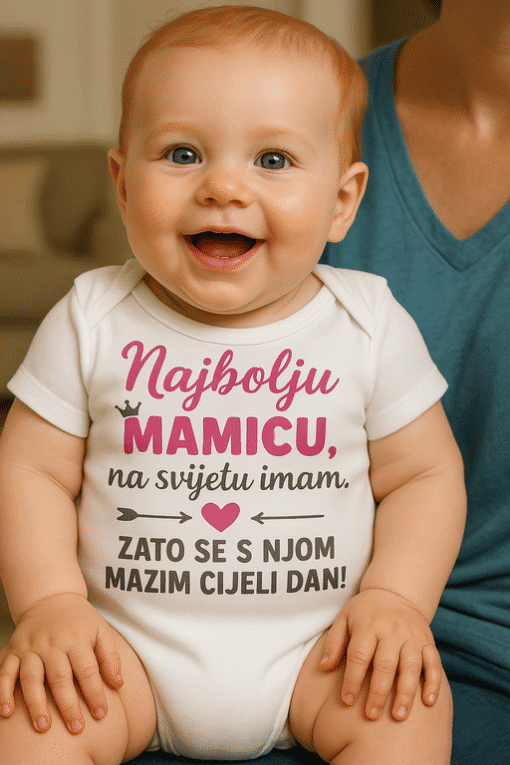 Najbolji dječji majice za majke, kreativni dizajn ili tiskano s tekstom tekstil za djecu.