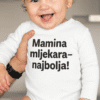 1. Dijete s majicom s natpisom "Mama mljekara - najbolja".