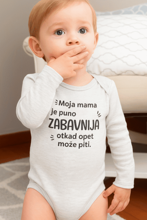 Slatka s dječjim motivom i porukom za roditelje i djecu.