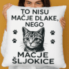 Mačje šljokice, personalizirani jastući s tekstom za ljubitelje mačaka.