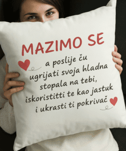 Mikrovlakna majice s personaliziranim natpisom za poklon, tisk realiziran po vašem dizajnu.