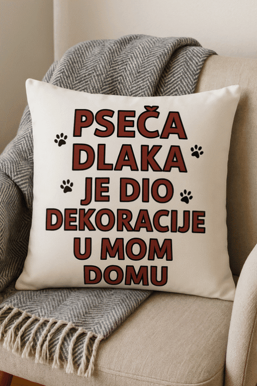 Pas za psa je dio dekoracije u mom domu.