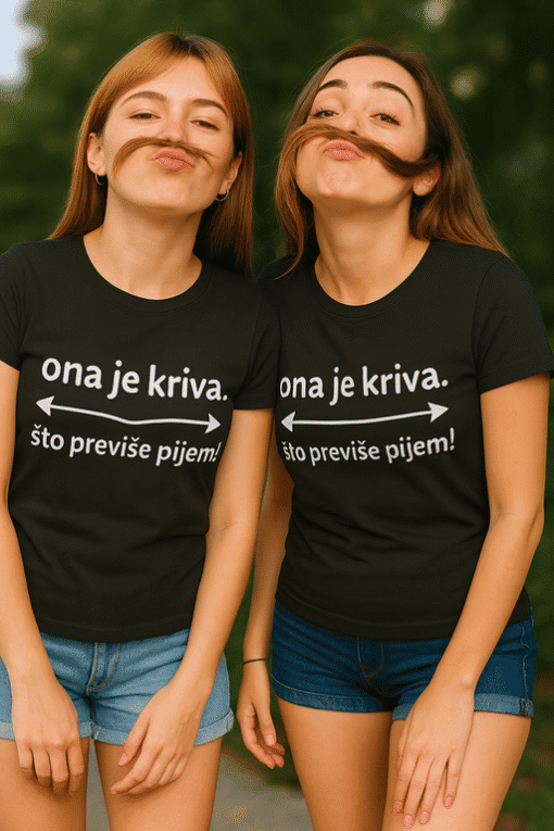 Ona je kriva, što prejako pijen!.