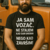 Vozač majice s natpisom, odjeća za vozače, oprema za vozače, kvaliteta majica za vozače, Top-majice.hr.