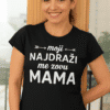 Majica s canim natpisom za majke, unikatni dizajn i kvaliteta, idealno za poklon ili osobnu uporabu.