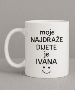 Najbolja dječja šalica s imenom Ivana, personalizirani poklon za djecu optima.