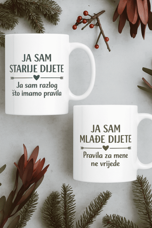 Stikle za razvod i odgoj djece, personalizirane šalice za roditelje i mame, unikatni pokloni za obitelj.