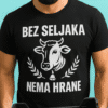 Bez seljaka nema hrane, majica za odmor i svakodnevnu uporabu.