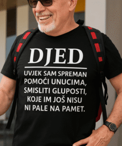 Suvenir majica s ispisom za djeda, idealna za poklon i posebne prigode.