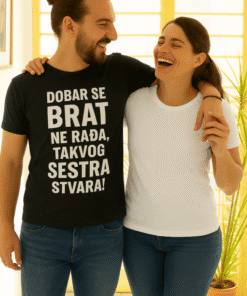 Majice s mama i bratom za ljubav i podršku, savršen poklon za obiteljsku vezu.