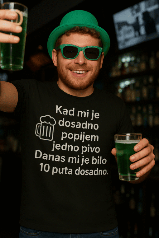 Pivo, piće, zabava, muškarac, humor, majica, alkohol, druženje, oprema, moda.