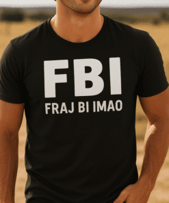 Majica s natpisom Fbi – Fraj Bi Imao za frajere