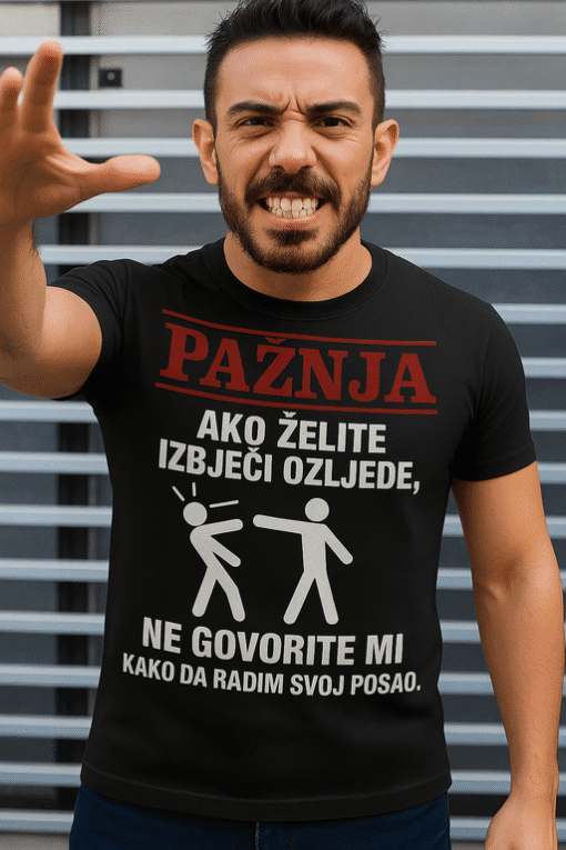 Smeđa majica s natpisom za optima, humoristički, dječji odjevni predmeti, rođendaonice, majice za svakodnevno nošenje.