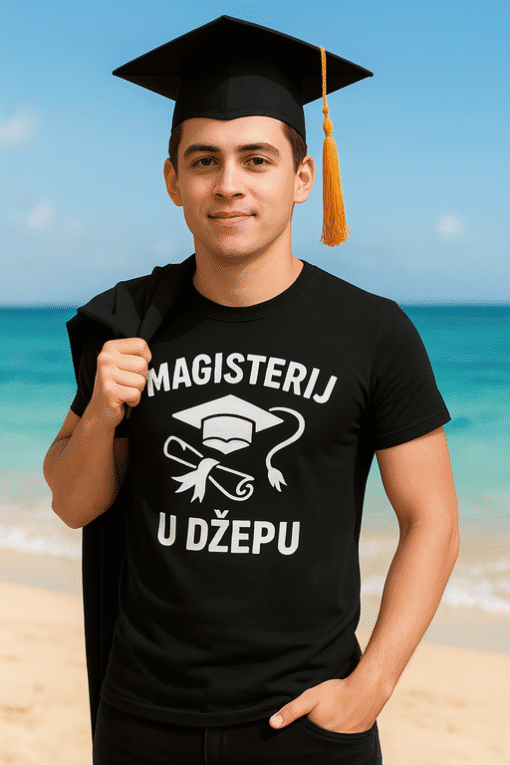 Različice majica za diplomske studije, studentske navlake, obrazovne obilježja.
