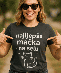 Najbolja majica na selu, originalni dizajn, personalizirane majice za sela i ruralne sredine.