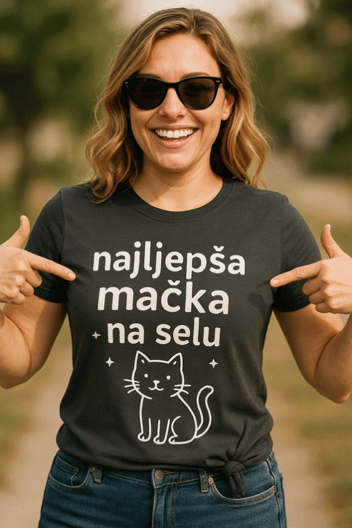 Najbolja majica na selu, originalni dizajn, personalizirane majice za sela i ruralne sredine.