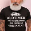Oldtimer majica s vedrim vintage stilom za ljubitelje klasičnih automobila i originalnih motiva.