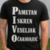 1. Majica s personaliziranim tekstom za svakodnevnu uporabu i marketinške svrhe.