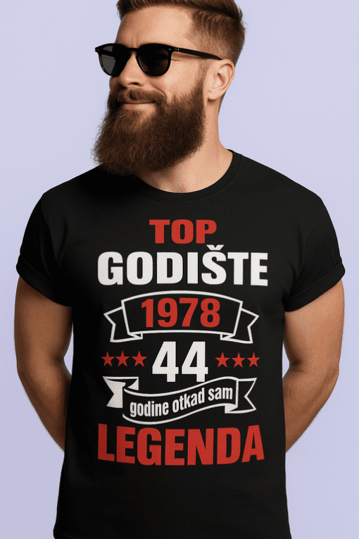 Najjači majica za muškarce, otisak s brojevima i tekstom, modni trendovi 2023.