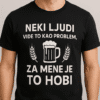 Nebranded majica s natpisom, uniseks, prikladna za svakodnevno nošenje, idealna za ljubitelje humora.